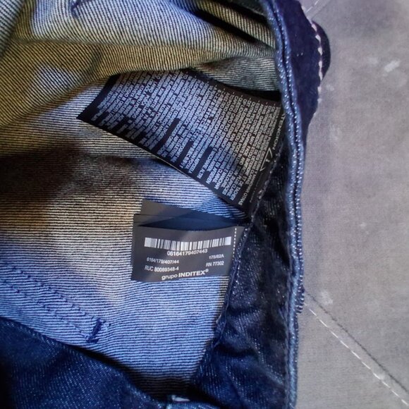 Zara Women's Whipstitch Denim Shorts NWT Sz 12 - Picture 5 of 6